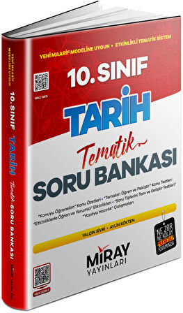 Miray 10. Sınıf Tarih Konu Özetli Tematik Soru Bankası