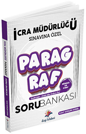 Dizgi Kitap İcra Müdür ve Yardımcılığı Paragraf Soru Bankası - İlkay Gökçen Günel Dizgi Kitap