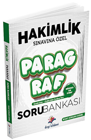 Dizgi Kitap Hakimlik Paragraf Soru Bankası - İlkay Gökçen Günel Dizgi Kitap