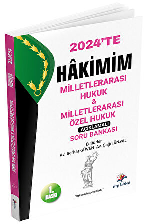 Dizgi Kitap 2024 Adli İdari Hakimlik Milletlerarası Hukuk, Milletlerarası Özel Hukuk Hakimim Soru Bankası