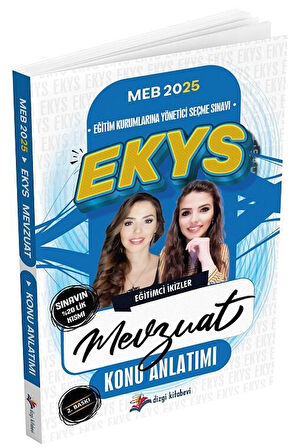 Dizgi Kitap 2025 MEB EKYS Müdür ve Yardımcılığı Mevzuat Konu Anlatımı - Eğitimci İkizler Dizgi
