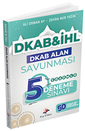 Dizgi Kitap ÖABT MEB-AGS DKAB Din Kültürü ve Ahlak Bilgisi Alan Savunması 5 Deneme Çözümlü - Ali Osman Ay, Zehra Nur Yeğin Dizgi Kitap