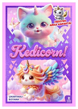 KEDİCORN PARTİ ZAMANI ÇIKARTMALI BOYAMA