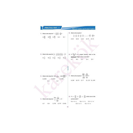 9. Sınıf Mathematıcs Grade Question Book Karekök Yayınları