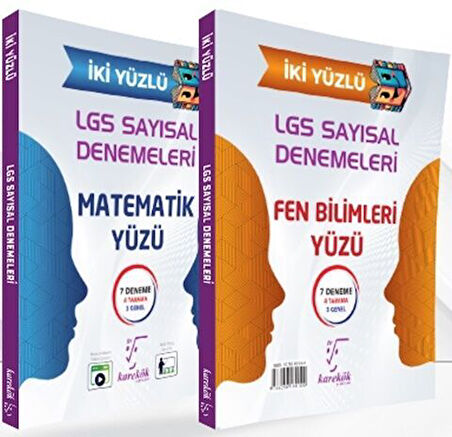 Karekök Yayınları 8. Sınıf LGS İki Yüzlü Sayısal Denemeleri