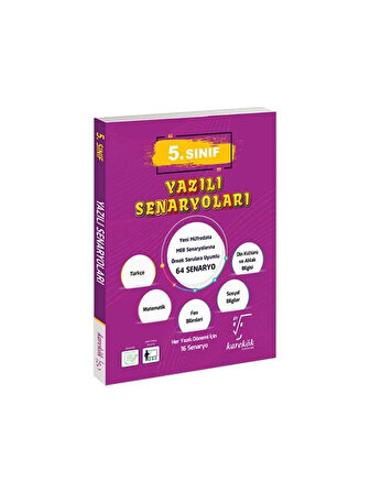 Karekök 5. Sınıf Tüm Dersler Yazılı Senaryoları Karekök Yayınları