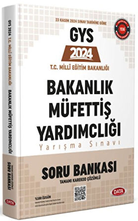 T.C. Milli Eğitim Bakanlığı Müfettiş Yardımcılığı Yarışma Sınavı Soru Bankası