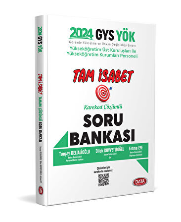 Data 2024 GYS YÖK Yükseköğretim Kurumları Personeli Tam İsabet Soru Bankası Çözümlü Data Yayınları