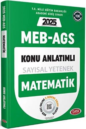 Data Yayınları 2025 MEB AGS Sayısal Yetenek Matematik Konu Anlatımlı