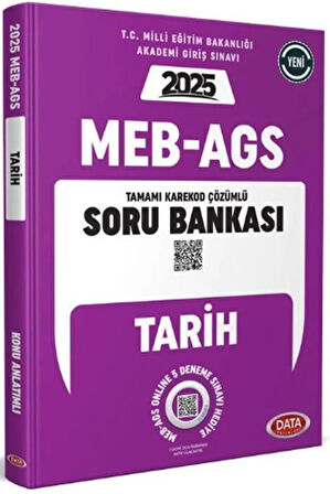 Data Yayınları 2025 MEB AGS Tarih Soru Bankası