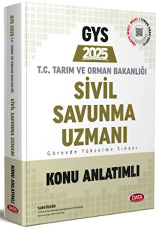 Tarım ve Orman Bakanlığı Sivil Savunma Uzmanı GYS Konu Anlatımlı