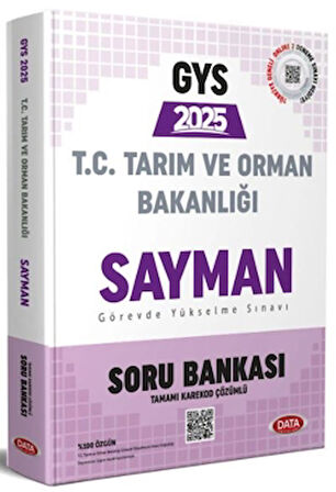 Tarım ve Orman Bakanlığı Sayman GYS Soru Bankası - Karekod Çözümlü
