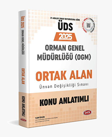 Data 2025 ÜDS Orman Genel Müdürlüğü Ünvan Değişikliği Ortak Alan Konu Anlatımlı