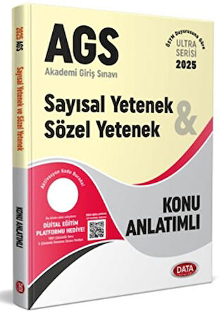 2025 AGS Ultra Serisi Sayısal Yetenek - Sözel Yetenek Konu Anlatımlı