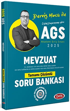 Data Yayınları 2025 Derviş Hoca ile AGS Mevzuat Çözümlü Soru Bankası