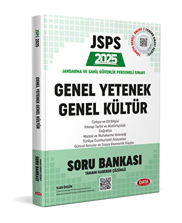 Data 2025 JSPS Genel Yetenek Genel Kültür Soru Bankası Çözümlü Data Yayınları