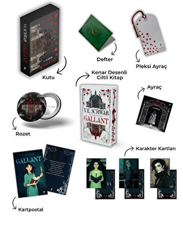 Gallant (Özel Kutulu Set -Ciltli) / V. E. Schwab