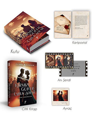 Kırmızı Güller Çabuk Solar II / Hayat Dönemeçleri (Ciltli Kutulu Set) / Ceyda Kalender