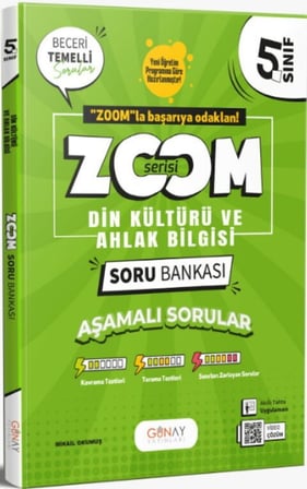 5. Sınıf Din Kültürü ve Ahlak Bilgisi Zoom Soru Bankası Günay Yayınları
