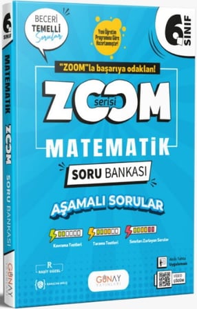 6. Sınıf Matematik Zoom Soru Bankası Günay Yayınları