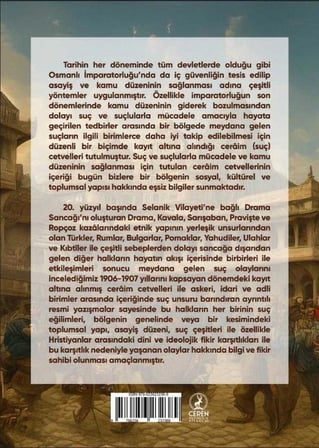 Vilâyet-i Selanik Drama Sancağı’nın Suç Kayıtları 2 1906-1907, Fatih Çelik, Ceren Yayıncılık