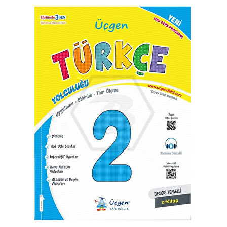 2. Sınıf Beceri Temelli Türkçe Yolculuğu Üçgen Yayınları