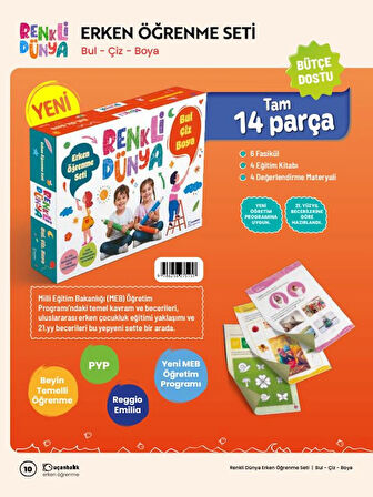 RENKLİ DÜNYA ERKEN ÖĞRENME SETİ - YENİ