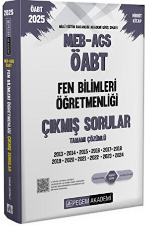 2025 MEB-AGS-ÖABT Fen Bilimleri Öğretmenliği Tamamı Çözümlü Çıkmış Sorular