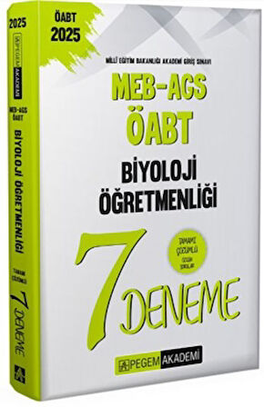 2025 MEB-AGS-ÖABT Biyoloji Öğretmenliği Tamamı Çözümlü 7 Deneme