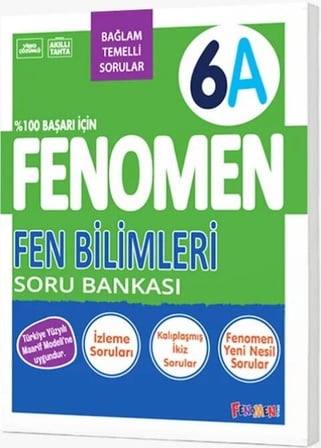 6. Sınıf Fen Bilimleri A Fenomen Soru Bankası Fenomen Okul Yayınları
