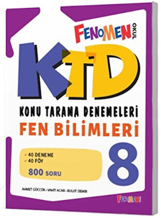 8. Sınıf Fen Bilimleri Konu Tarama Denemeleri