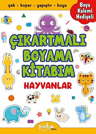 Çıkartmalı Boyama Hayvanlar