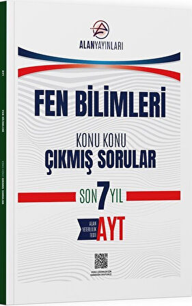 AYT Fen Bilimleri Konu Konu Çıkmış Sorular Son 7 Yıl Alan Yayınları