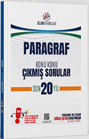 TYT MSÜ Paragraf Konu Konu Çıkmış Sorular Son 20 Yıl Alan Yayınları