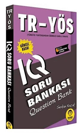 Tasarı Yayınları TR YÖS IQ Soru Bankası