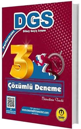 Tasarı Yayınları 2025 DGS Performans Çözümlü 3 Deneme