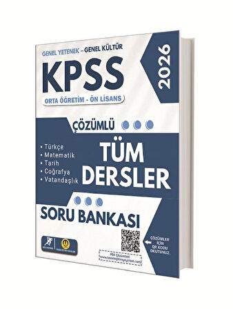 Kitap: Tasarı Yayınları Kpss Orta Öğretim-Ön Lisans Soru Bankası