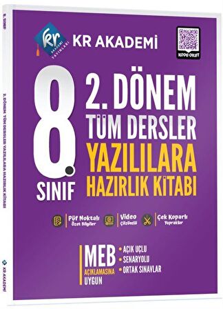 8. Sınıf 2. Dönem Tüm Dersler Yazılılara Hazırlık Kitabı / Kolektif