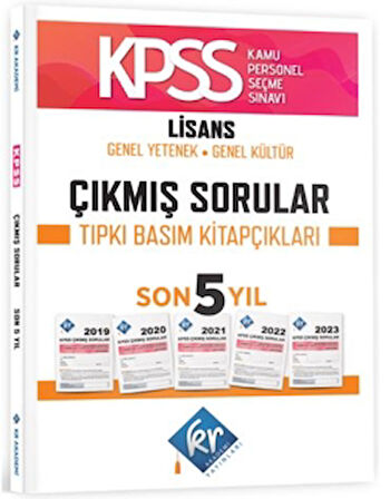KPSS Genel Yetenek Genel Kültür Çıkmış Sorular Son 5 Yıl Tıpkı Basım Fasikülleri