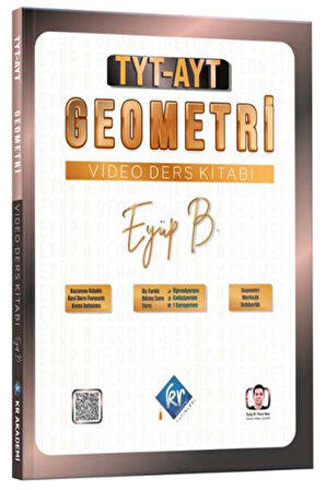 YKS TYT AYT Geometri Video Ders Kitabı KR Akademi Yayınları