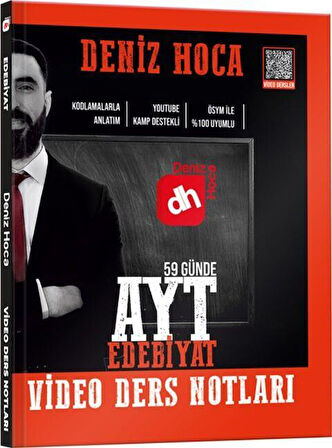 Deniz Hoca AYT 59 Günde Edebiyat Video Ders Notları KR Akademi