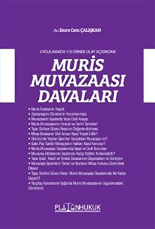 Uygulamada 110 Örnek Olay Açısından Muris Muvazaası Davaları / Av. Emre Cem Çalışkan