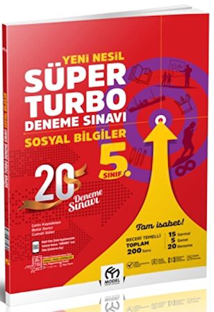 5. Sınıf Sosyal Bilgiler Yeni Nesil Süper Turbo Deneme Sınavı