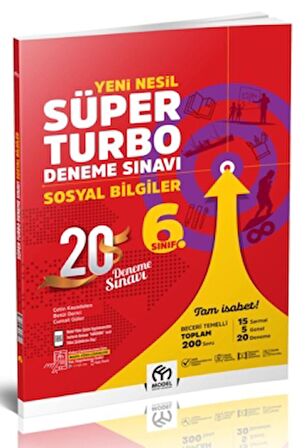 6. Sınıf Sosyal Bilgiler Yeni Nesil Süper Turbo Deneme Sınavı