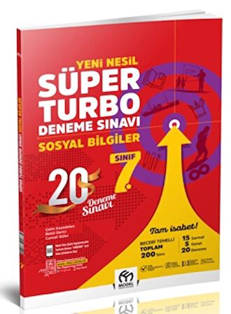 7. Sınıf Sosyal Bilgiler Yeni Nesil Süper Turbo Deneme Sınavı