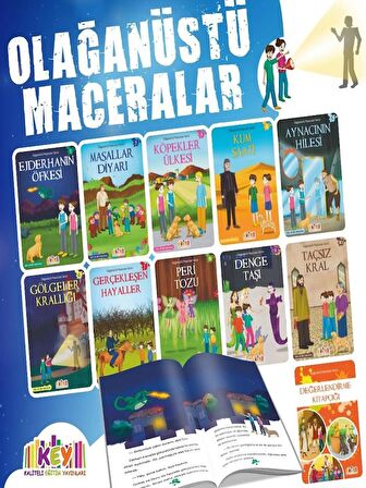 OLAĞANÜSTÜ MACERALAR SERİSİ (10 KİTAP) Key Yayınları