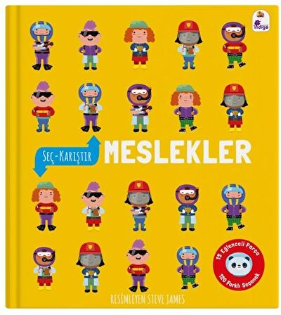 Seç - Karıştır: Meslekler (15 Eğlenceli Parça, 120 Farklı Seçenek)