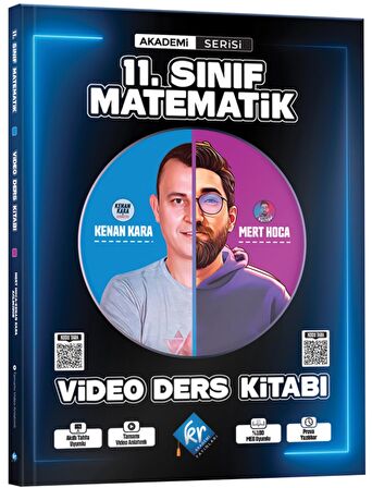 Kr Akademi 2024 11. Sınıf Matematik Kenan Kara & Mert Hoca Video Ders Kitabı