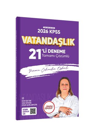 2026 KPSS Vatandaşlık 21li Deneme Tamamı Çözümlü Yasemin Özkanlı