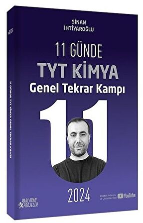 YKS TYT Kimya 11 Günde Tekrar Kampı Video Ders Takip Kitabı - Sinan İhtiyaroğlu Parlayan Projeler